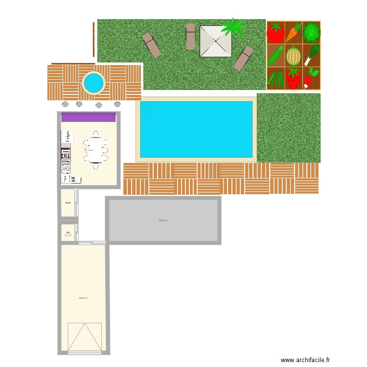 plan 2. Plan de 0 pièce et 0 m2