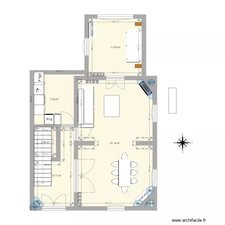 Maison du bonheur. Plan de 