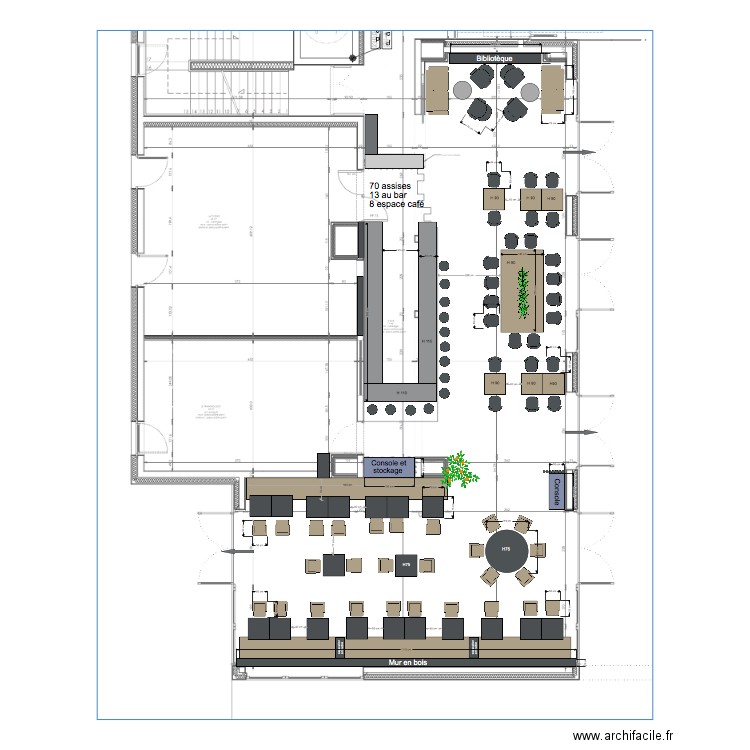 Brasserie new D. Plan de 0 pièce et 0 m2