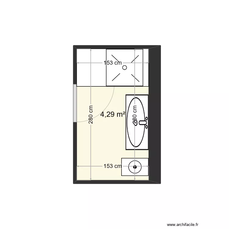 Guemil existant. Plan de 