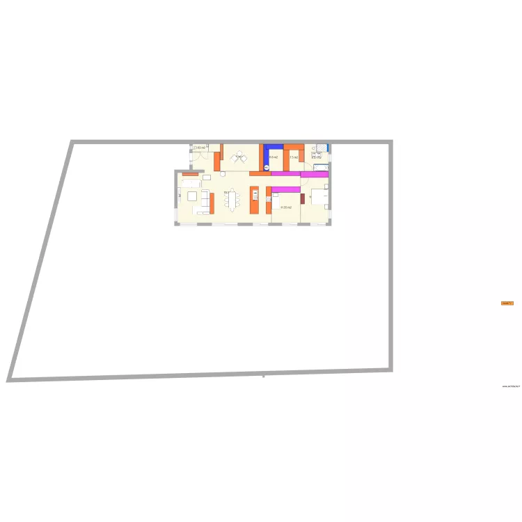 longere totale dim. Plan de longere totale dim. Plan de