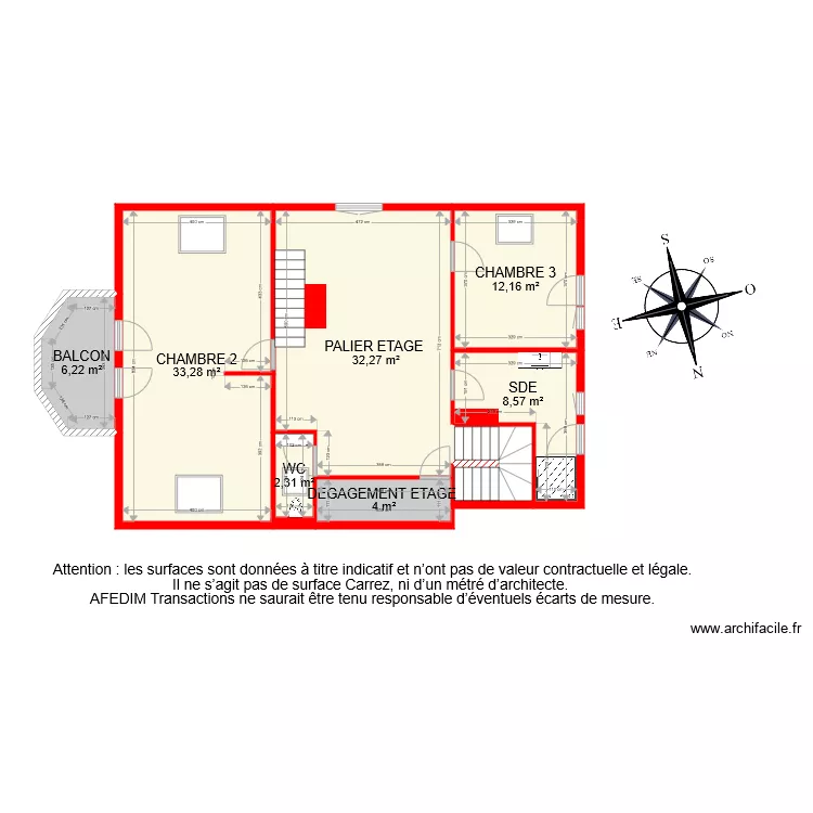BI 7927 ETAGE PASCAL. Plan de 