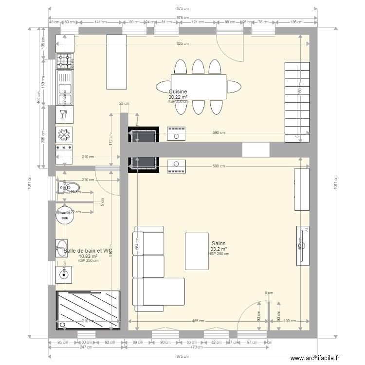 maison des blands. Plan de 0 pièce et 0 m2