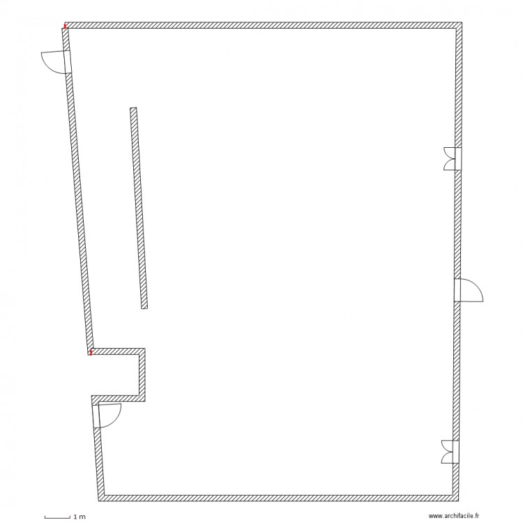 pas perdus. Plan de 0 pièce et 0 m2