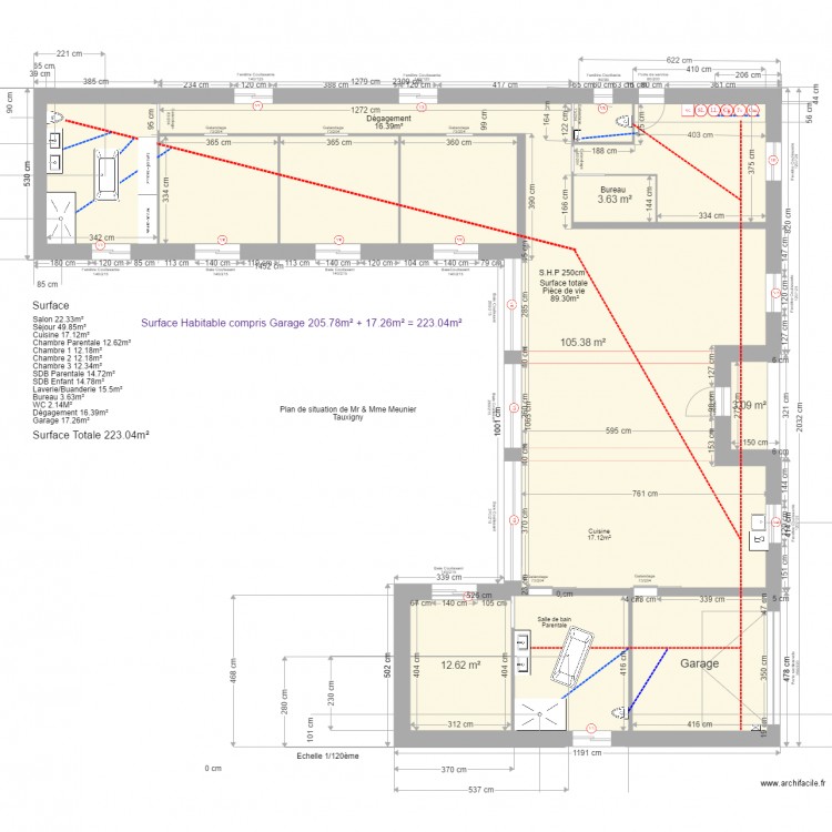 plan maison version plomberie 2. Plan de 0 pièce et 0 m2