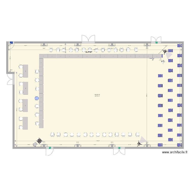 PALESTRE CM 15 octobre. Plan de 0 pièce et 0 m2