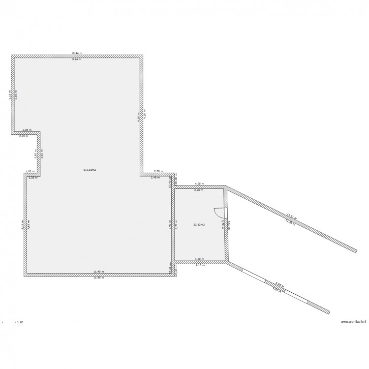 garage pitard. Plan de 0 pièce et 0 m2