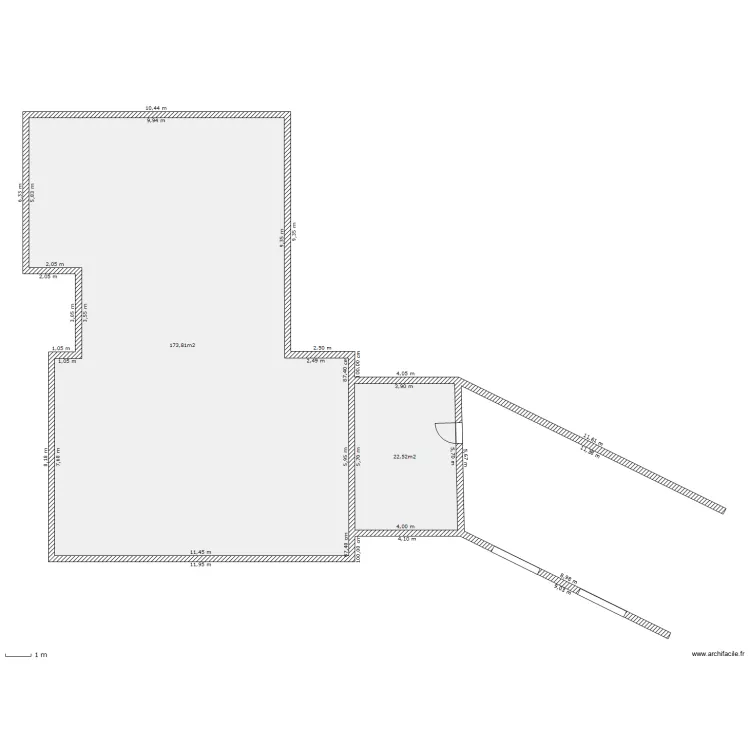 garage pitard. Plan de 