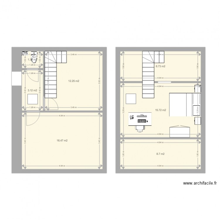 éléonore comble. Plan de 0 pièce et 0 m2