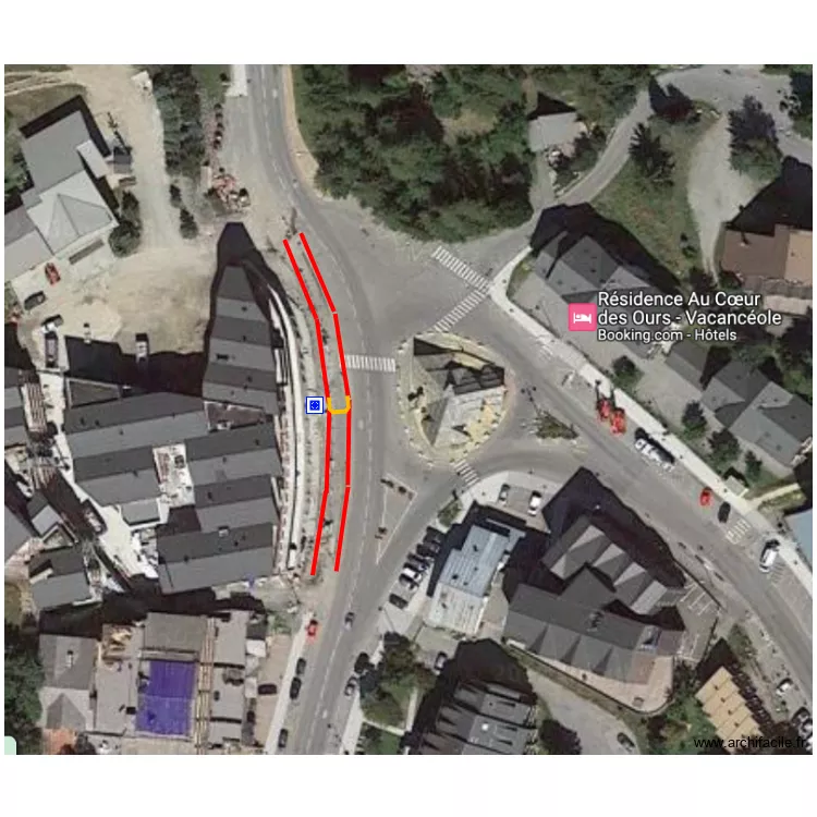 Finish Line Les 2 Alpes Stage 2. Plan de 