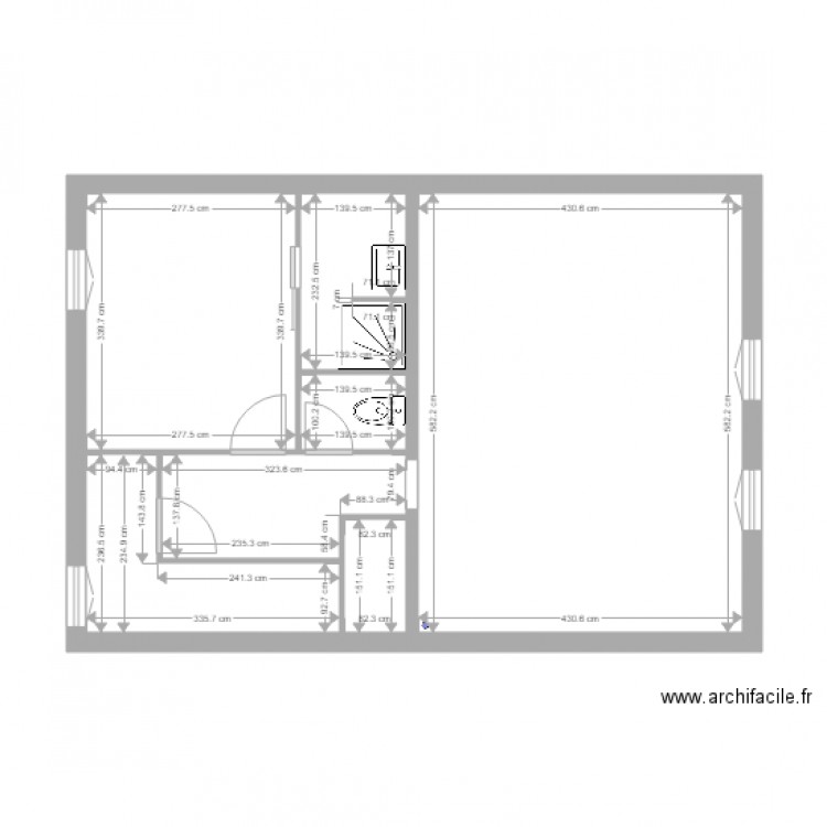 Démarié RdC 2 Après travaux vide. Plan de 0 pièce et 0 m2