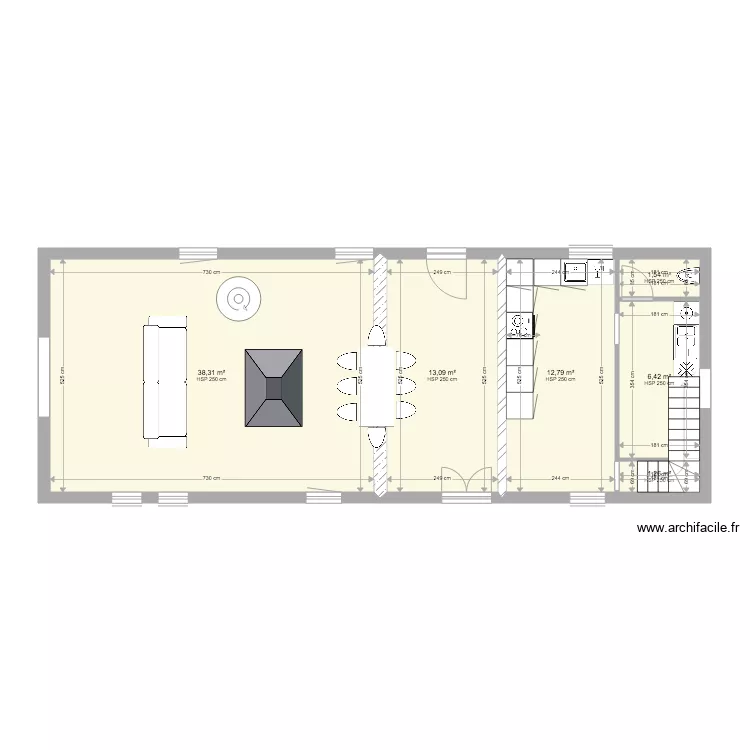 la colombière RDC. Plan de la colombière RDC. Plan de