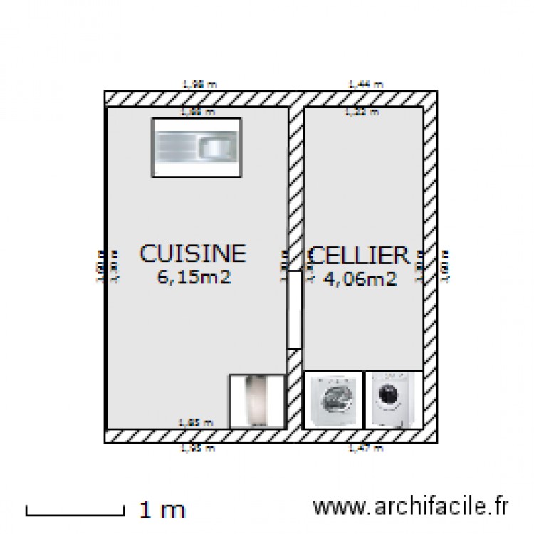 CELLIER. Plan de 0 pièce et 0 m2