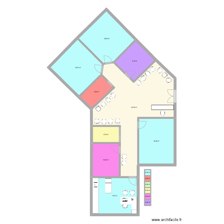 Maison médicale 3. Plan de 0 pièce et 0 m2