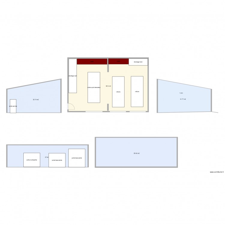 garage 8x12m 3. Plan de 0 pièce et 0 m2