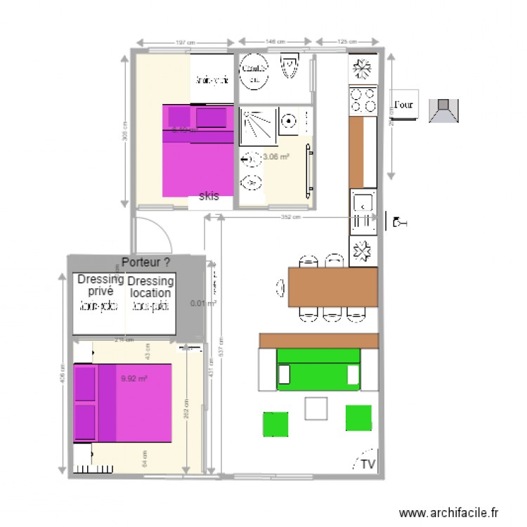 Chamrousse plan 17. Plan de 0 pièce et 0 m2