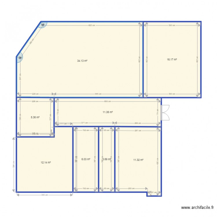 plan Bourdeau. Plan de 0 pièce et 0 m2