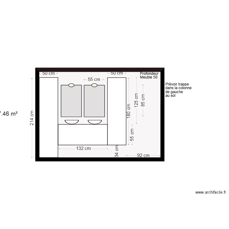 fab cotes. Plan de 0 pièce et 0 m2