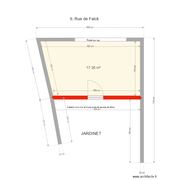 Garage Falck PC. Plan de 0 pièce et 0 m2