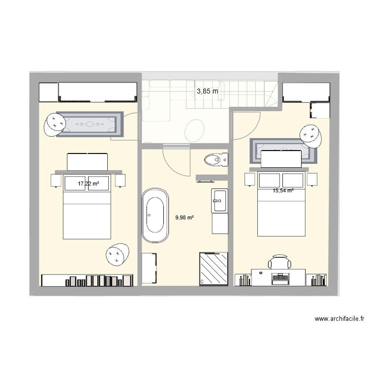 version sept 2023. Plan de 6 pièces et 93 m2