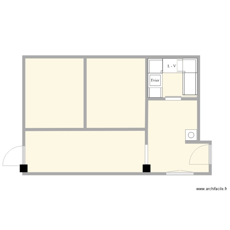 Nautisport cuisine V1. Plan de 0 pièce et 0 m2