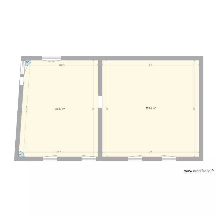 LAVAL &eacute;tage. Plan de 