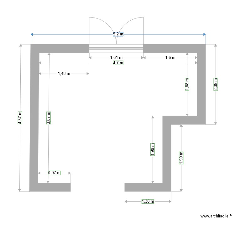 plan cuisine. Plan de 0 pièce et 0 m2