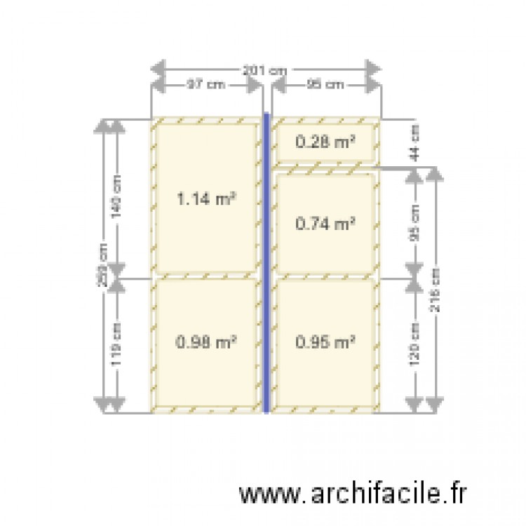 porte sortie de secours. Plan de 0 pièce et 0 m2