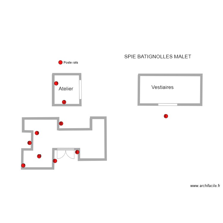 Spie Batignolles Malet. Plan de 0 pièce et 0 m2