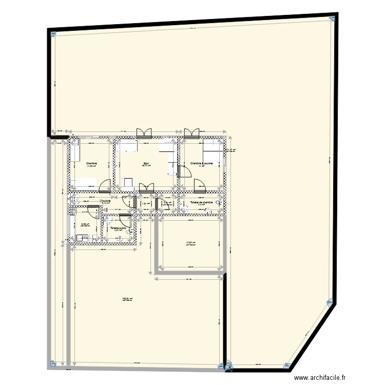 modif colege. Plan de 0 pièce et 0 m2