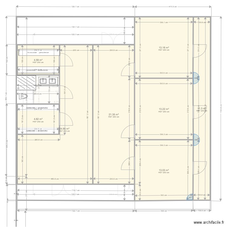 PLAN MY HOUSE EN BETON . Plan de 0 pièce et 0 m2