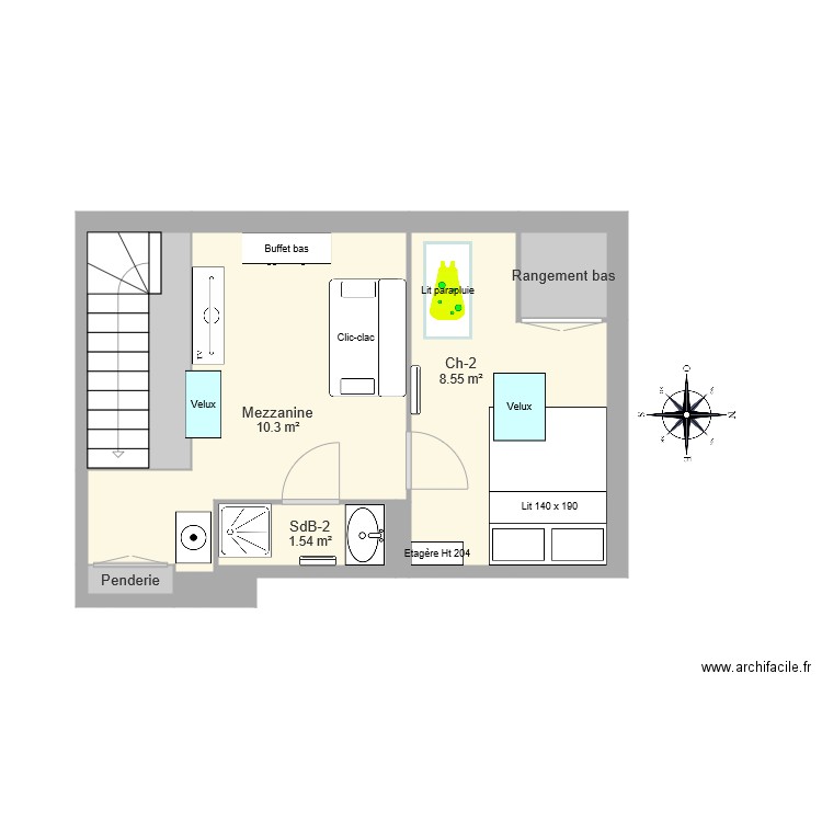 PaB1. Plan de 0 pièce et 0 m2