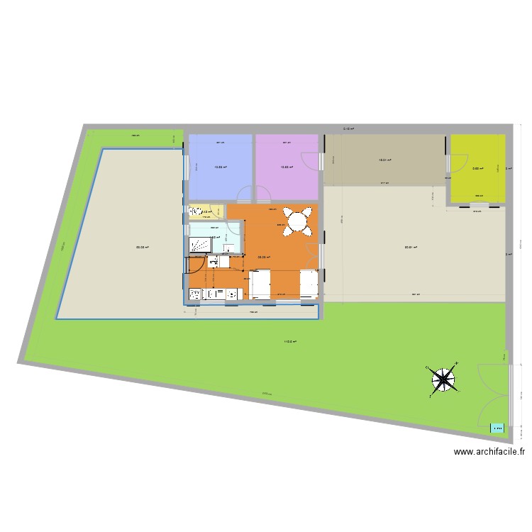 Plan Ile de Ré projet 1. Plan de 0 pièce et 0 m2