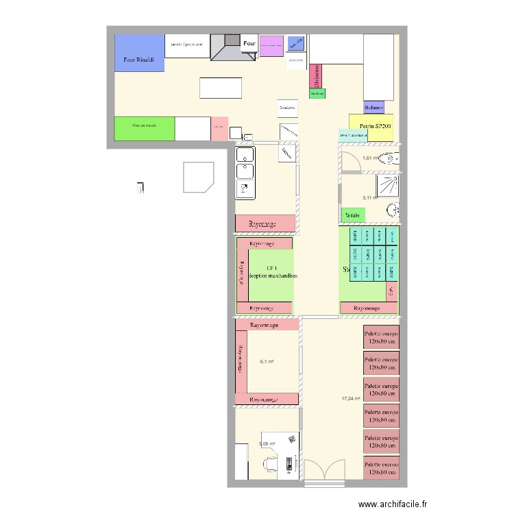 Labo VJC modifié. Plan de 0 pièce et 0 m2