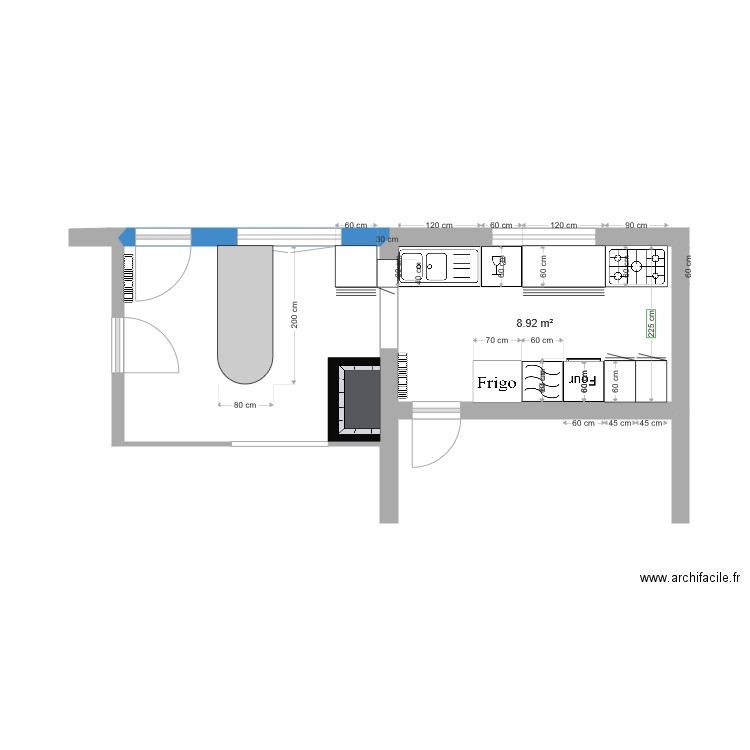 CUISINE. Plan de 0 pièce et 0 m2