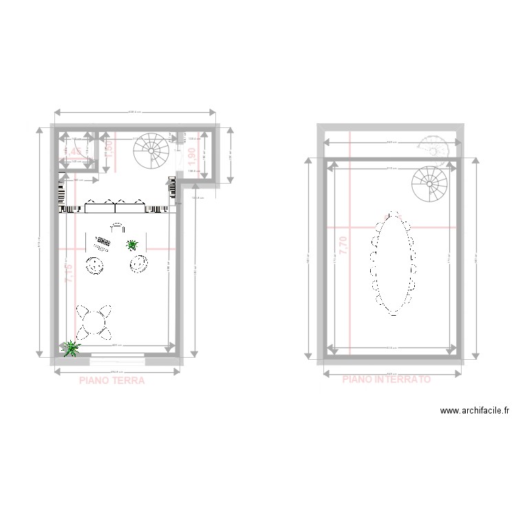 pavia . Plan de 0 pièce et 0 m2