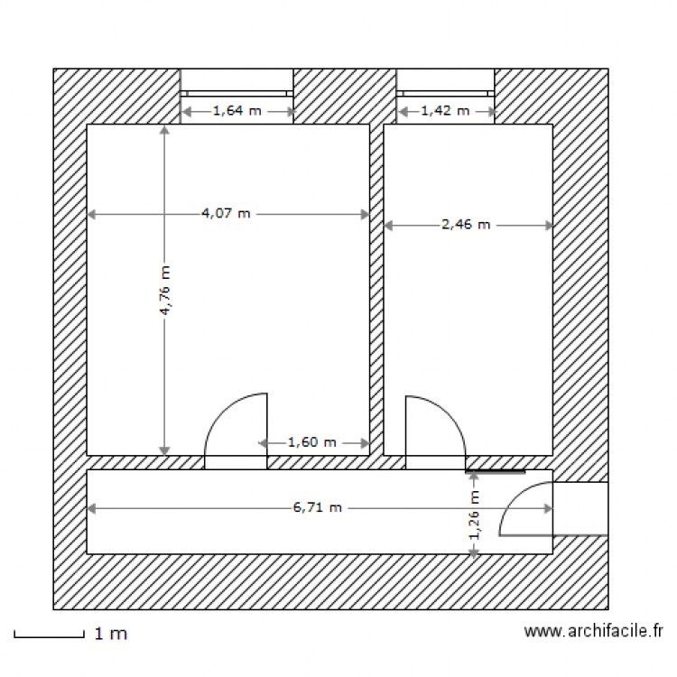 ChambreParents. Plan de 0 pièce et 0 m2