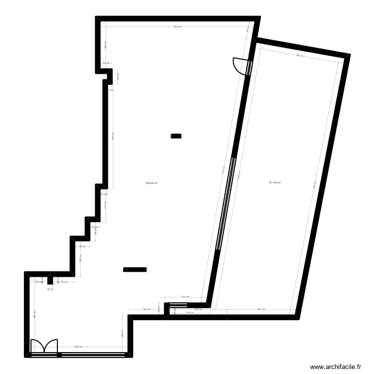B94VSM22B existant. Plan de B94VSM22B existant. Plan de