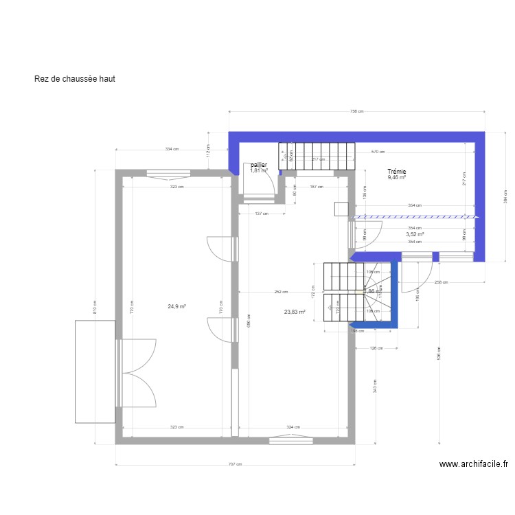 AJ RDCH curé bow window est. Plan de 0 pièce et 0 m2
