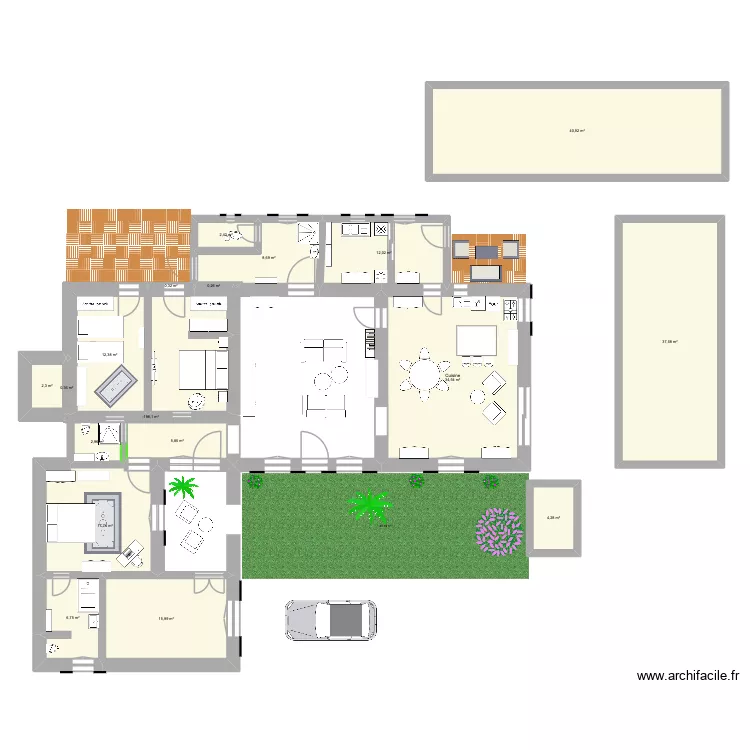 plan sinc modif2. Plan de 18 et 206 m² plan sinc modif2. Plan de 18 et 206 m²