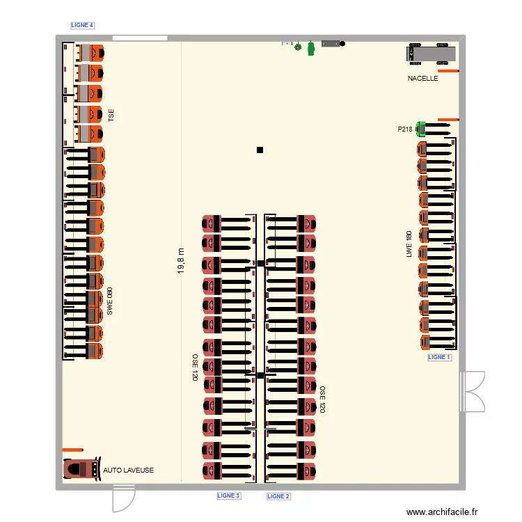 DISVAL CHATEAUNEUF SUR LOIRE. Plan de 1 pièce et 355 m²