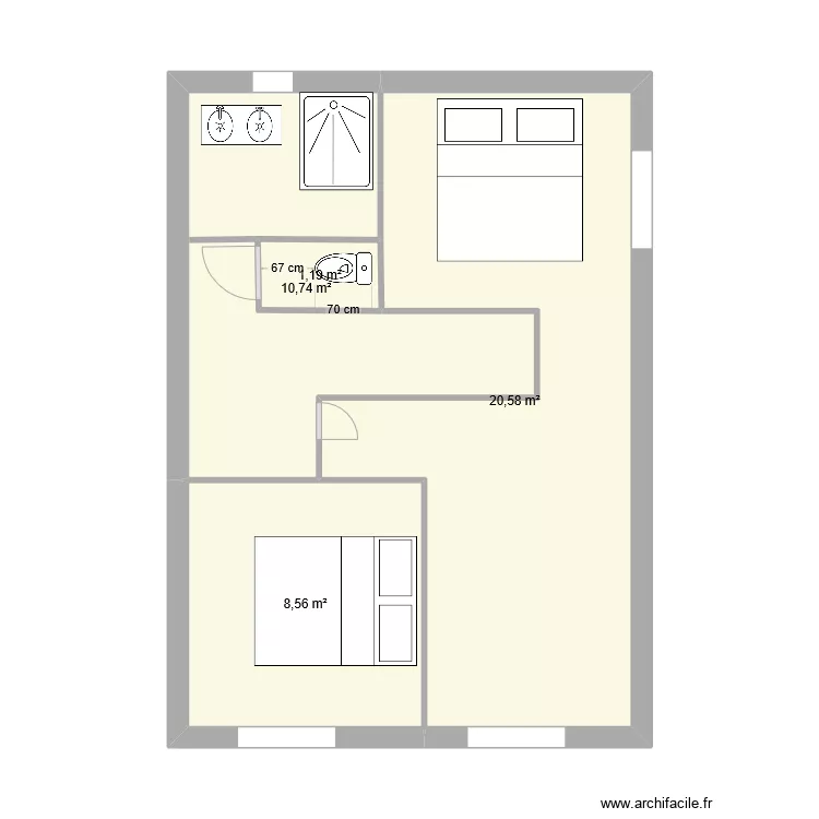 premier etage merindol. Plan de premier etage merindol. Plan de