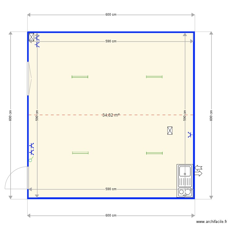SOS Village Enfant accueil parents. Plan de 0 pièce et 0 m2