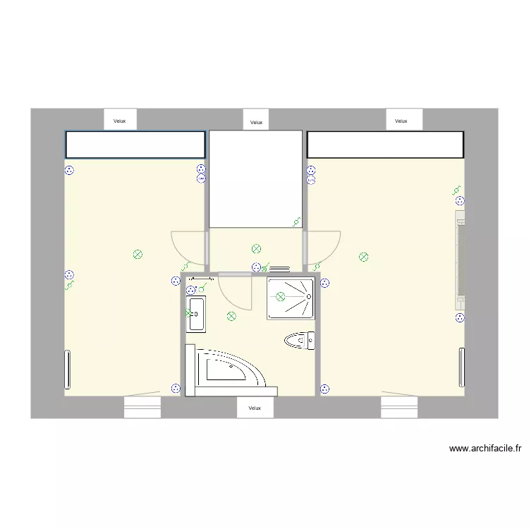 Guimaec Droite Etage neau plan Elec. Plan de 