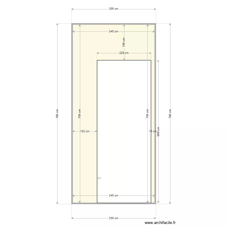 wall 11 door X 3. Plan de 