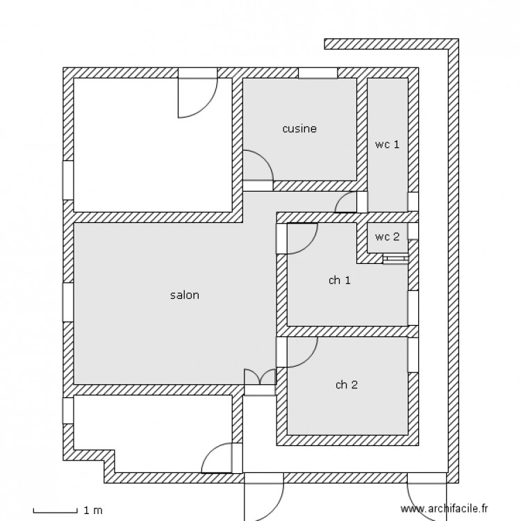 olivier plan 1 vue dessus. Plan de 0 pièce et 0 m2