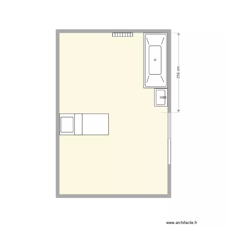 SCHOEN SDB existant. Plan de 