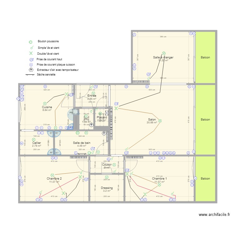 Appartement Maillat 31. Plan de 0 pièce et 0 m2