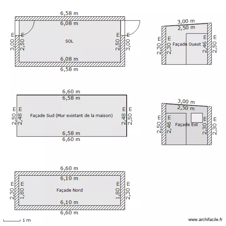 Abri de Jardin. Plan de Abri de Jardin. Plan de