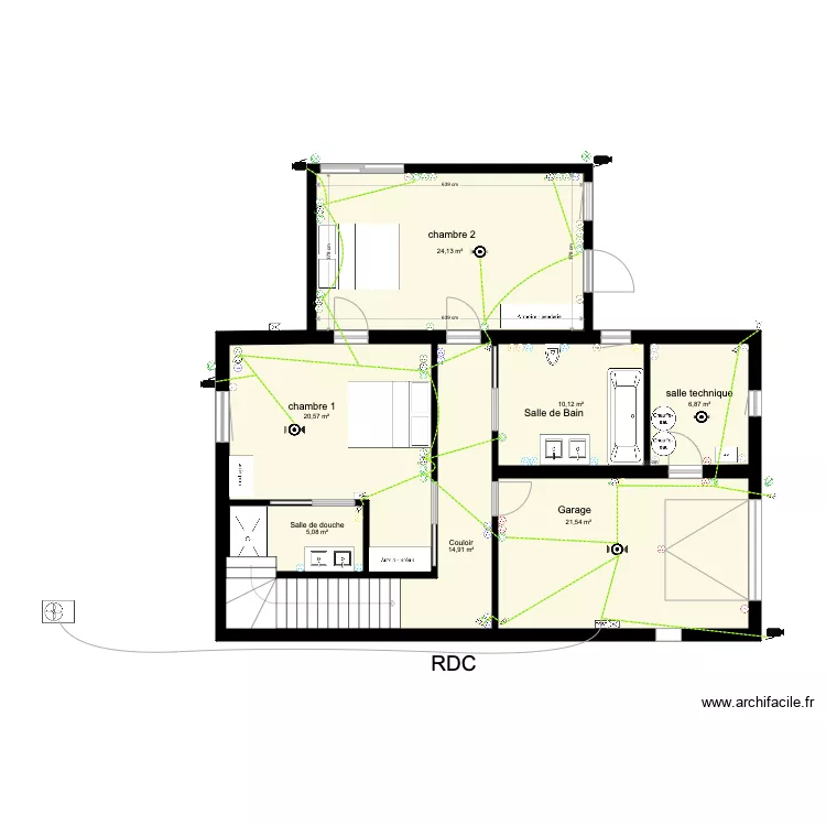 The One domotique. Plan de The One domotique. Plan de
